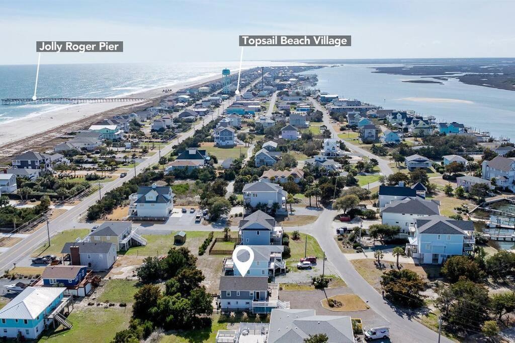 Вилла Lil'Tipsea On Topsail - Close To The Sound And Beach! Топсейл-Бич Экстерьер фото